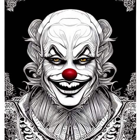 creepy clown photos|printable scary clown pictures.